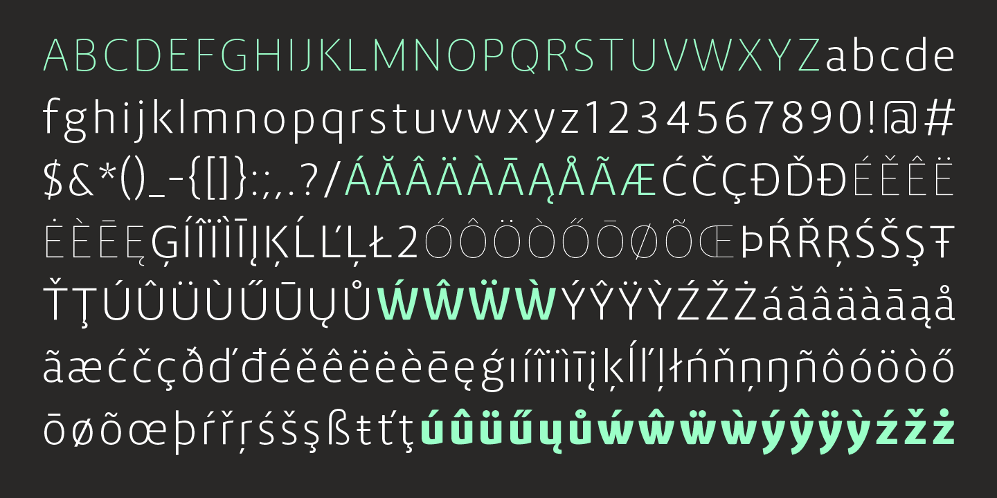 Vitali Neue Thin Font preview